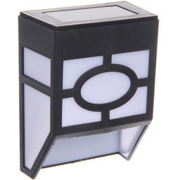 Цена за 4 шт. Фонарь садовый "Эстетика" 12*9*5 см, на солнечной батарее (свечение теплый белый) 1 LED