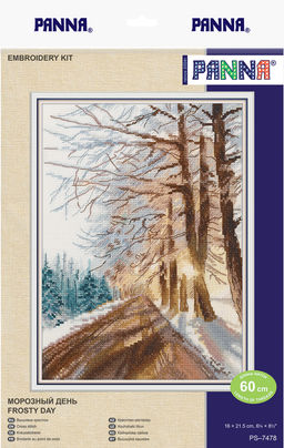 Набор для вышивания PANNA PS-7478 Морозный день 16 х 21.5 см