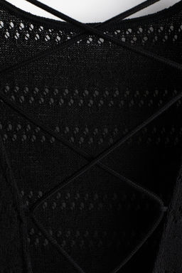 Vestido en punto calado con lazada - H&m фото 3