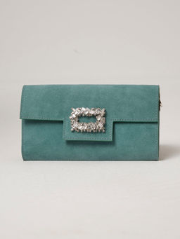 Клатч замшевый Deboro 31016 минт
