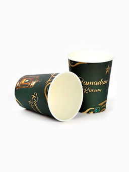 МП Набор бумжаной посуды «Ramadan Kareem», зелёный, 12 персон