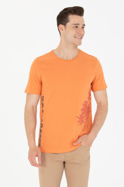 Erkek Kiremit Bisiklet Yaka Ti__rt