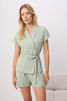 Mint Kruvaze Fitilli _rme Pijama Tak_m_ THMSS26PT00159