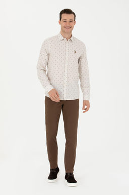 Мужская рубашка с длинным рукавом Stone - U.s. polo assn фото 18