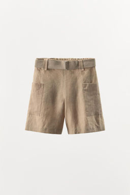100% LINEN COMBINED BERMUDA SHORTS - LIMITED EDITION - Zara фото 5