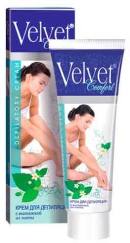 Депилятор "Велвет" с вытяжкой из Мяты (100 мл).16 /7255/