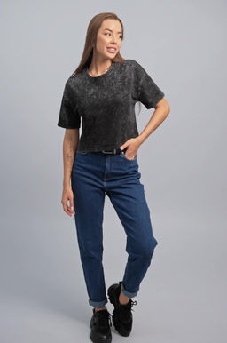 Женская укороченная футболка Happyfox