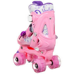 Роликовые кроссовки раздвижные, р. 31-34, колёса световые PU - Simaland фото 4