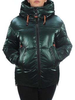 8100 DK. GREEN Пальто женское зимнее JARIUS (200 гр. холлофайбера) - Fashion фото 2