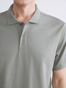 Polo Yaka Penye Erkek Ti??rt