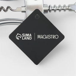 Штопор для вина Magistro Volt, h=18.5 см, серебристый  фото 2