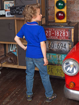 Поло "Кристоф", синий