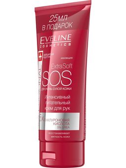 EVELINE Интенсивный питательный крем для рук для очень сухой кожи EXTRA SOFT SOS, 100 мл  фото 3