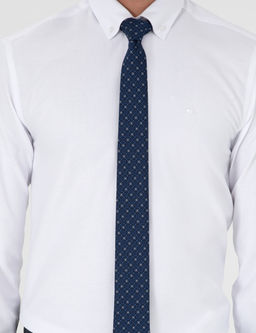 Beyaz Slim Fit Uzun Kollu G_mlek