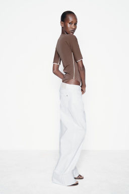 BODYSUIT WITH TRIM DETAIL - Zara фото 2