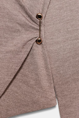 SIDE BROOCH TOP - Zara фото 8