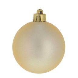 Набор из 6шт Украшение новогоднее Шар "Вензель золотой", D6 см, L5 W5 H7 см