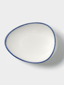 Салатник Magistro Blue Lagoon, 350 мл, 19.2×14.9×7.9, фарфор, белый