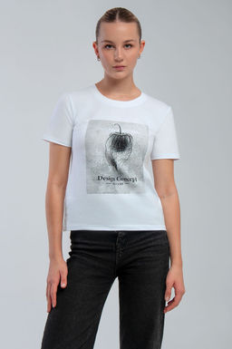 Арт. 3751 Футболка женская 42-50 (5 шт) Цвет:белый - Калинка фото 18