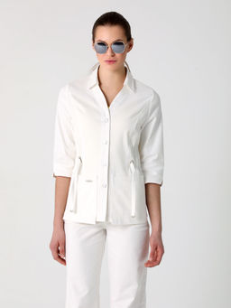 25226 Жакет белый