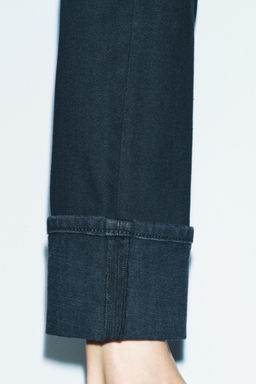 ZW COLLECTION SLIM MID-WAIST JEANS - Zara фото 3