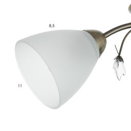 Люстра «Оливия» 3×40 Вт E27 бронза 45×43×20 см