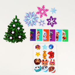 Развивающий набор с играми «Новый год! Посылка от Деда Мороза»