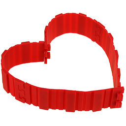 Форма силиконовая для выпекания Трансформер разборная, состоит из 4-х частей 19х5,5см, в цветной коробке (Китай)