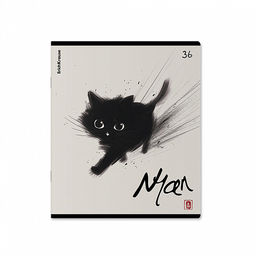 Цена за 5 шт. Тетрадь общая ученическая ErichKrause Blur Cat, 36 листов, клетка_MIX-PACK  фото 6