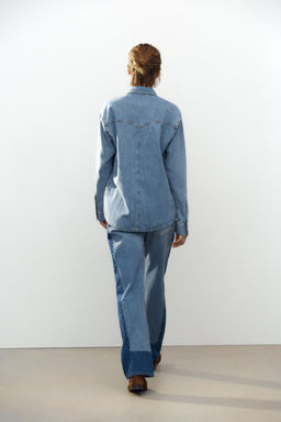 ZW COLLECTION DENIM SHIRT - Zara фото 11