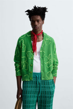 FLORAL PRINT CARDIGAN  OTIS KWAME KYE QUAICOE - Zara фото 11