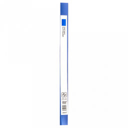 Папка с 2-мя зажимами А4, ширина корешка 20мм, пластик, цвет - синий (Китай)