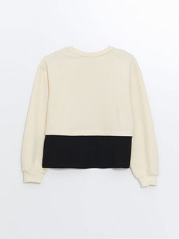 Bisiklet Yaka K?z ?ocuk Sweatshirt - Waikiki фото 2