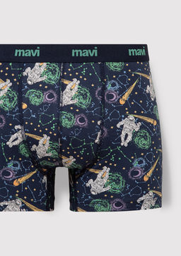 Bask?l? Lacivert Boxer - Mavi фото 2