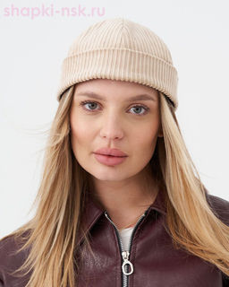 Докер вельвет на тр.подкл. Шапка (56-58)