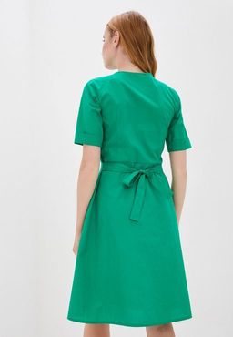 Приталенное платье-миди с расклешенным подолом - Incity фото 11