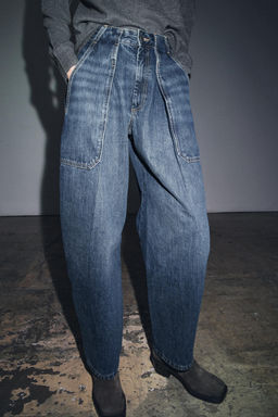 ZW COLLECTION BALLOON JEANS - Zara фото 3