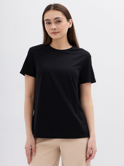 Футболка женская кор.рукав T-lab TL-TK-006VI-F-черный