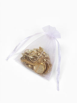 Набор мешочков подарочных 100шт., 7×9, цвет белый (1716475)