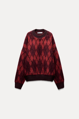 DIAMOND KNIT SWEATER