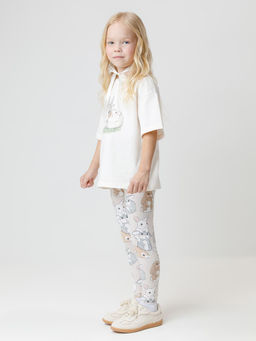 КР 4074/бежевый 0403 Н086 к659 брюки (лосины) для дев - Crockid фото 4