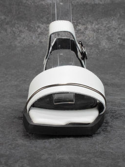 08-PEY183-1 WHITE Босоножки женские (натуральная кожа)