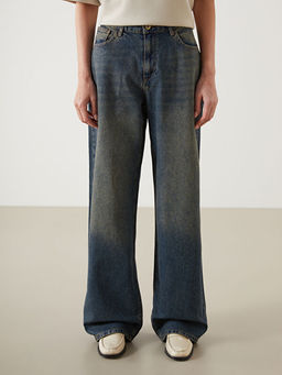 Baggy Fit Kad?n Jean Pantolon