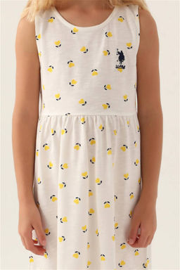 Желтый пижамный комплект для девочки - U.s. polo assn фото 4