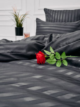 КПБ Микрофибра-Страйп - Серый Евро (нав.70х70)