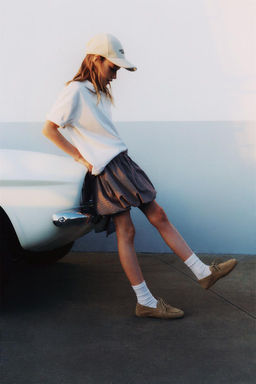 SPLIT SUEDE DECK SHOES