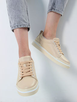 Кеды 158.palomabe/w. Бежевый