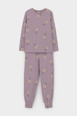 К 1561/морской туман,цветок простой пижама дет