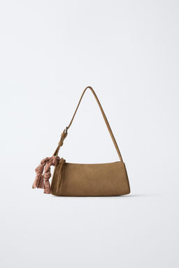 SHOULDER BAG WITH BANDANA - Zara фото 9