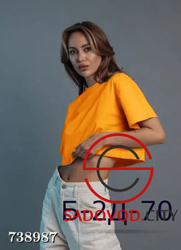 Футболка кроп топ женская